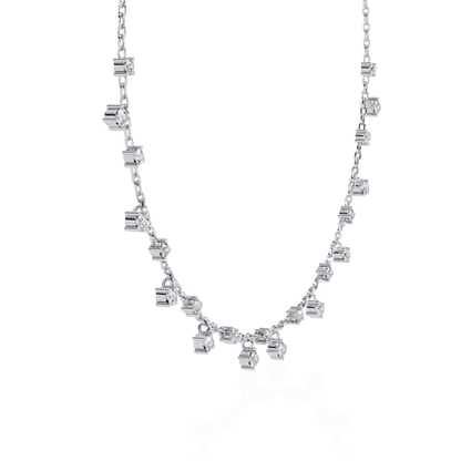 Starlight Drop Charm Necklace
