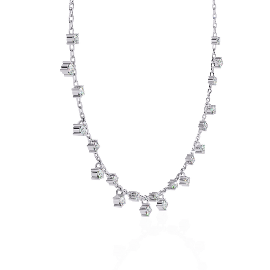 Starlight Drop Charm Necklace