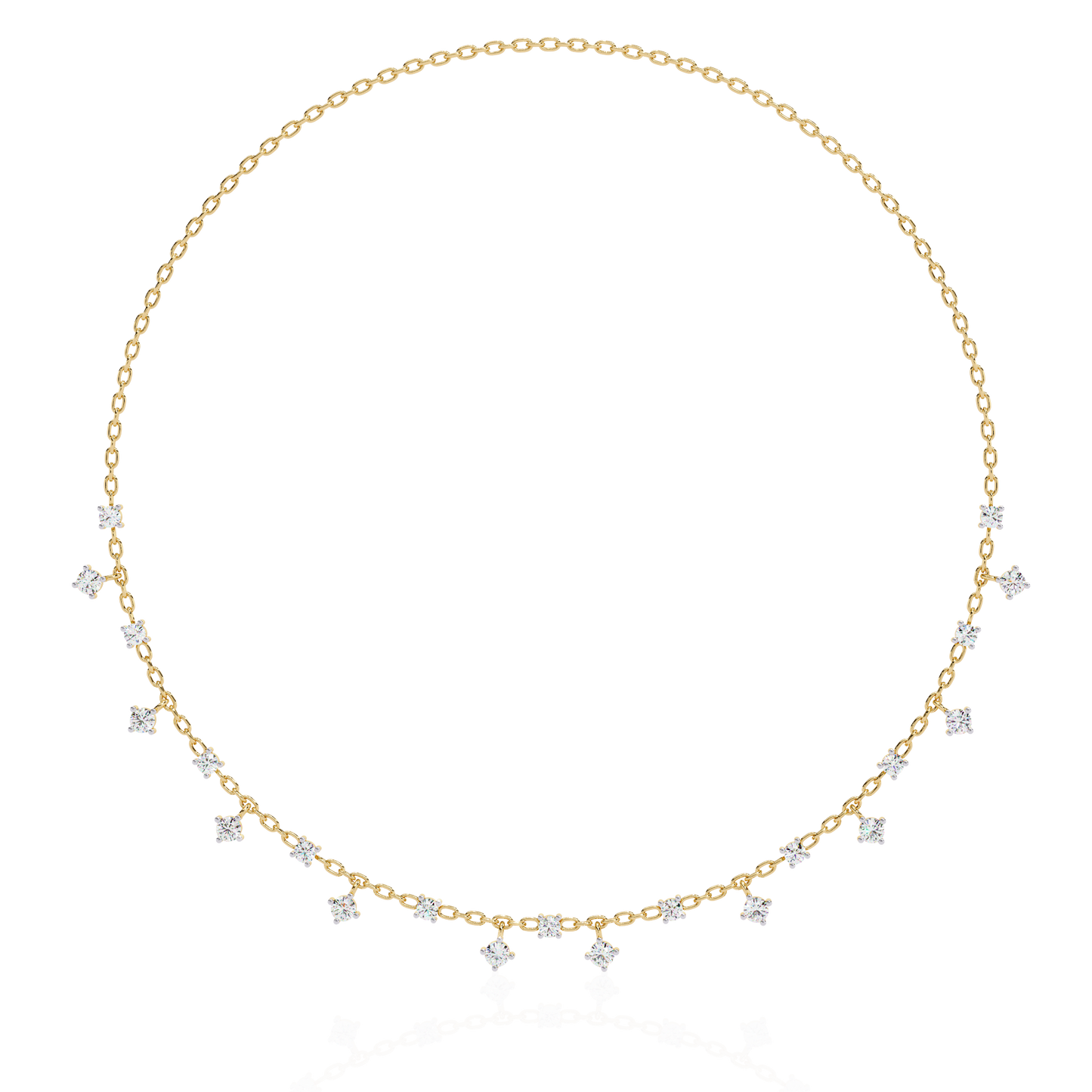 Starlight Drop Charm Necklace