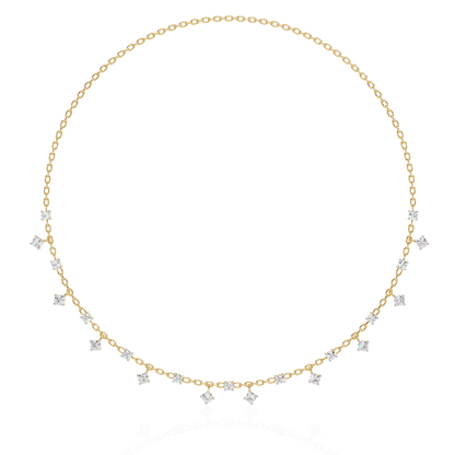 Starlight Drop Charm Necklace