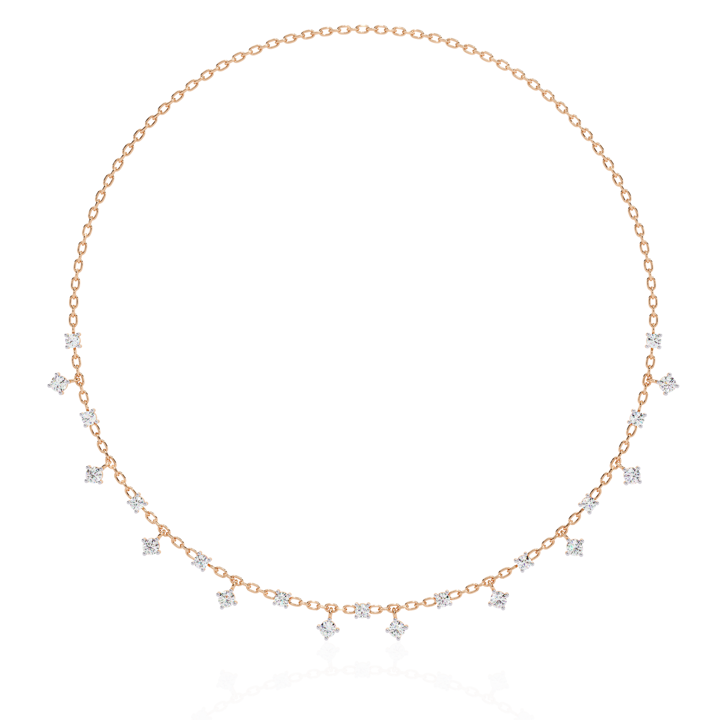 Starlight Drop Charm Necklace