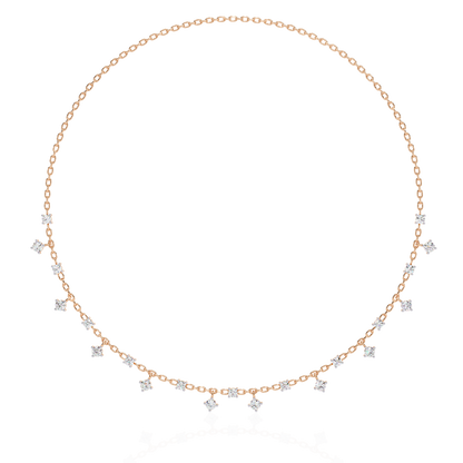 Starlight Drop Charm Necklace