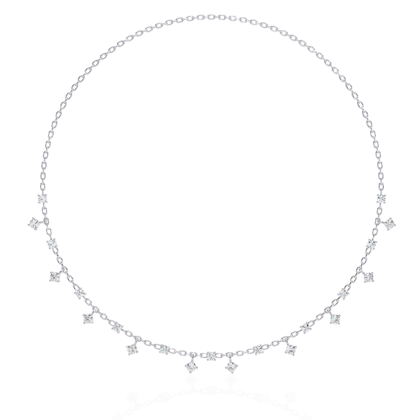 Starlight Drop Charm Necklace