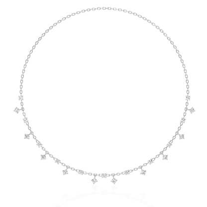 Starlight Drop Charm Necklace