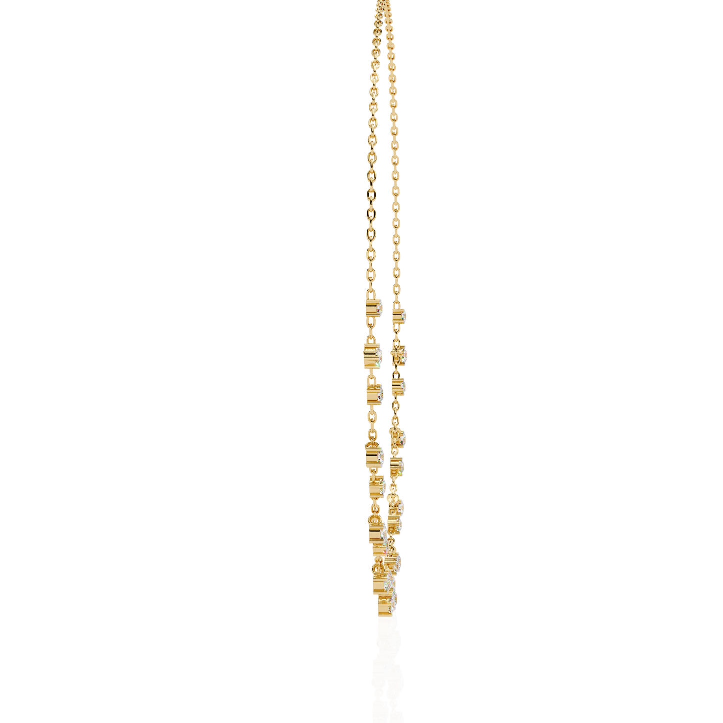 Starlight Drop Charm Necklace