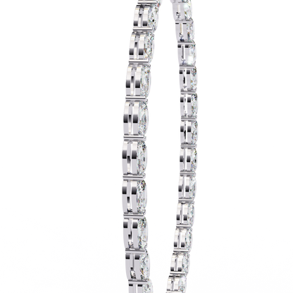 Zeromakin Ovalis Tennis Necklace