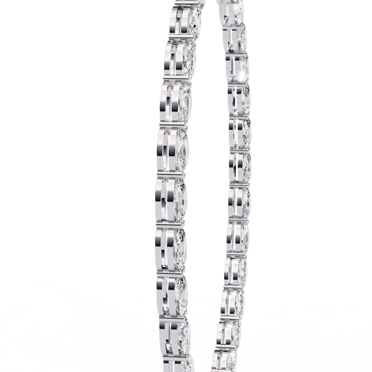 Zeromakin Ovalis Tennis Necklace