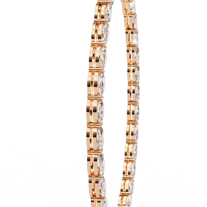 Zeromakin Ovalis Tennis Necklace