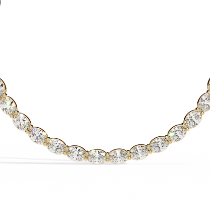 Zeromakin Ovalis Tennis Necklace