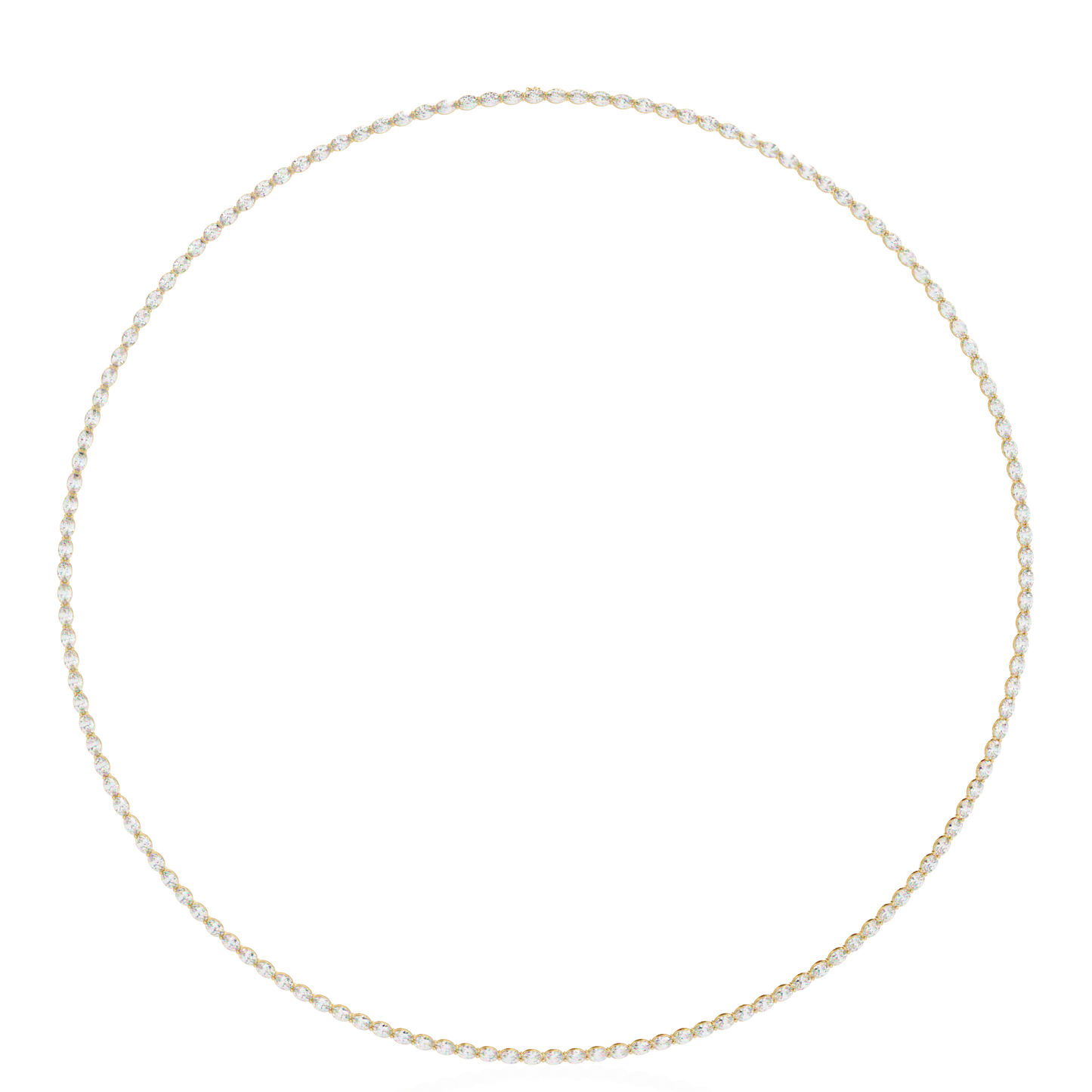 Zeromakin Ovalis Tennis Necklace