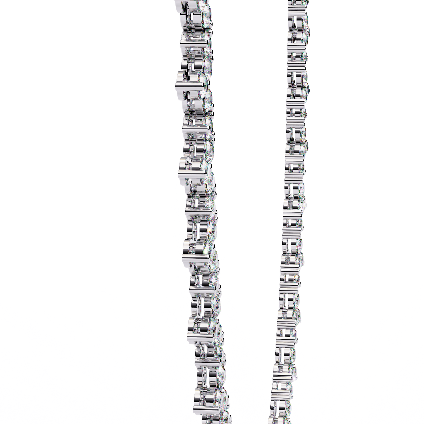 Celeste Diamond Fringe Necklace