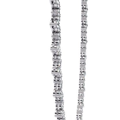 Celeste Diamond Fringe Necklace