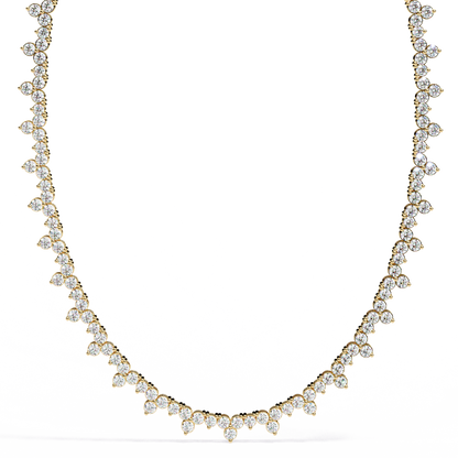 Celeste Diamond Fringe Necklace