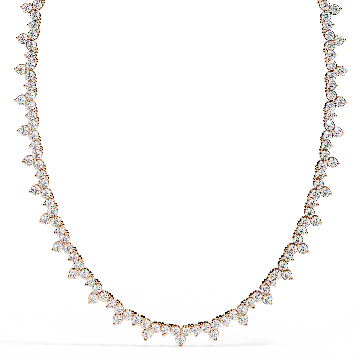 Celeste Diamond Fringe Necklace