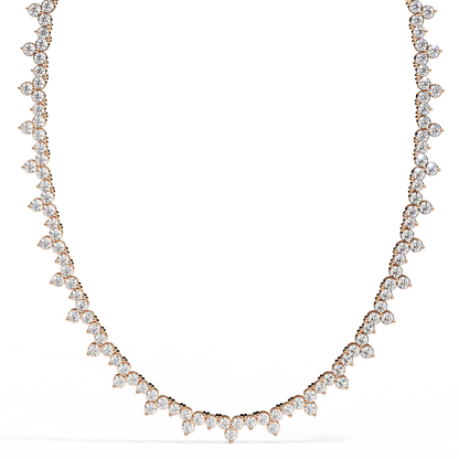 Celeste Diamond Fringe Necklace