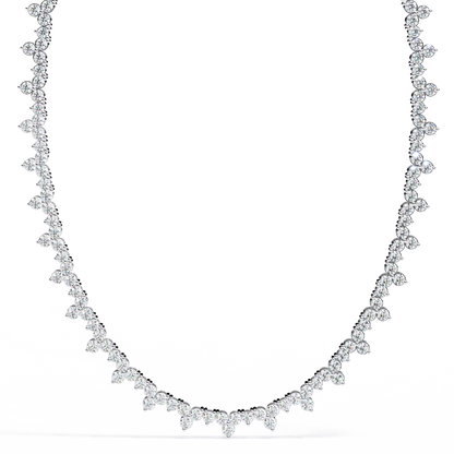 Celeste Diamond Fringe Necklace