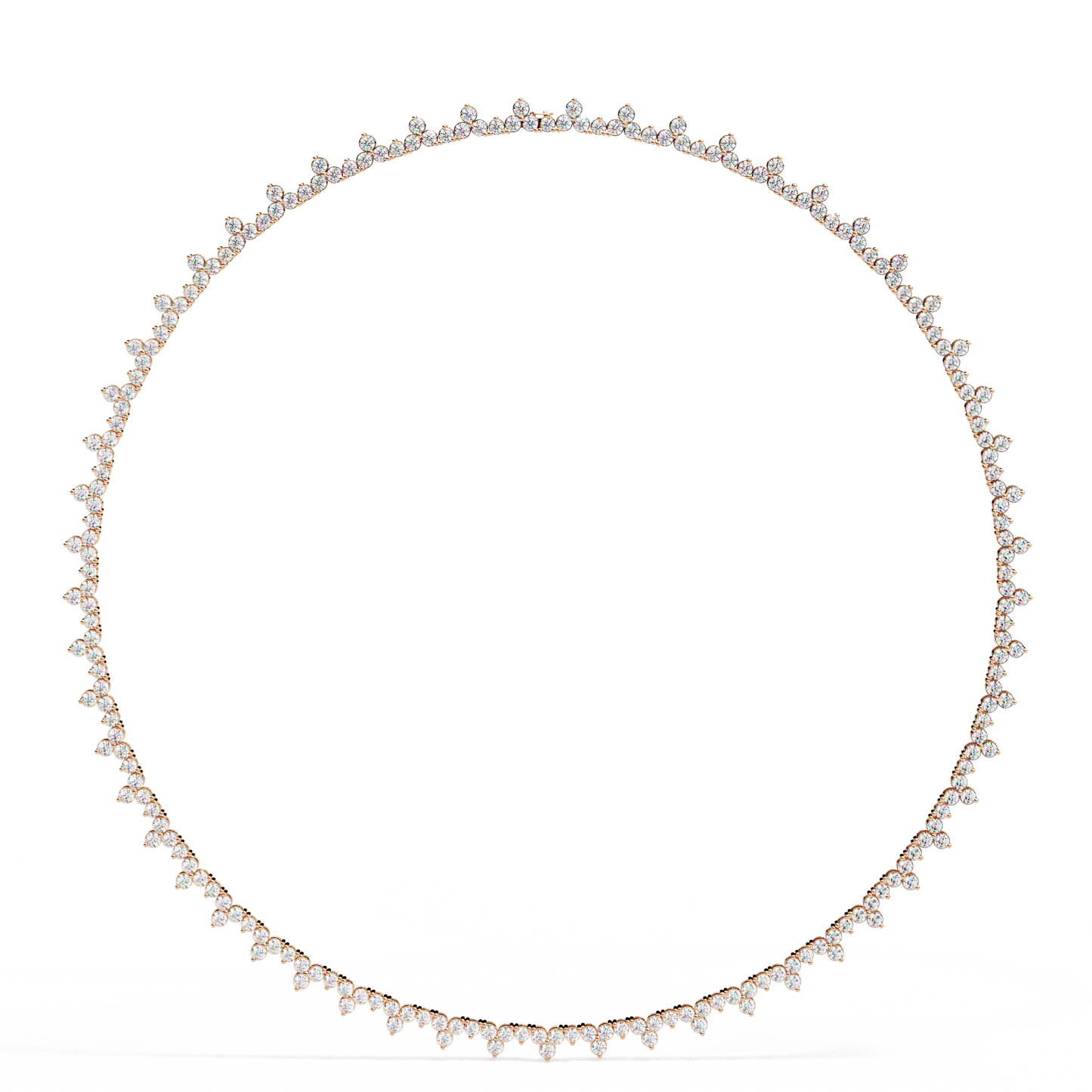 Celeste Diamond Fringe Necklace