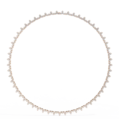 Celeste Diamond Fringe Necklace
