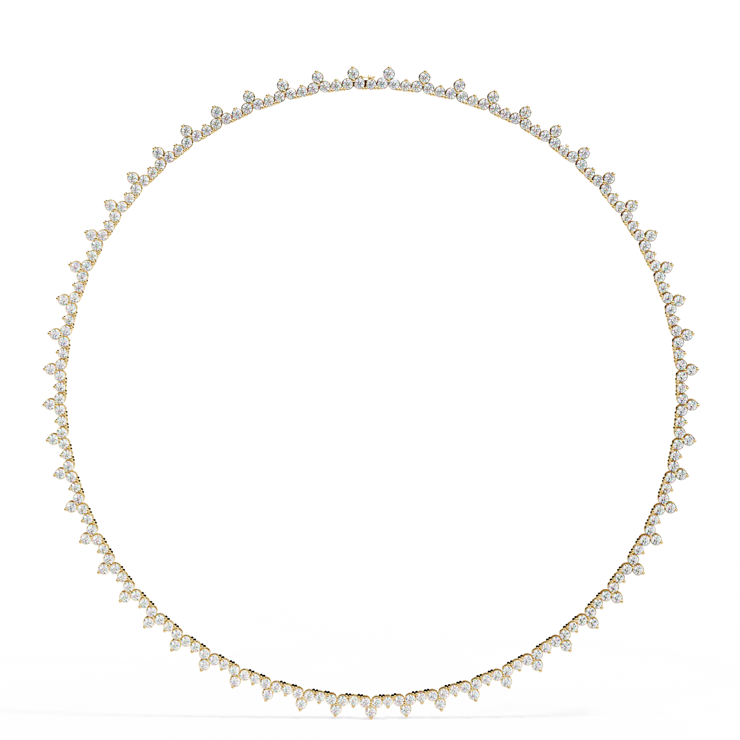 Celeste Diamond Fringe Necklace