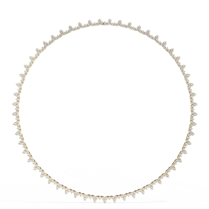 Celeste Diamond Fringe Necklace