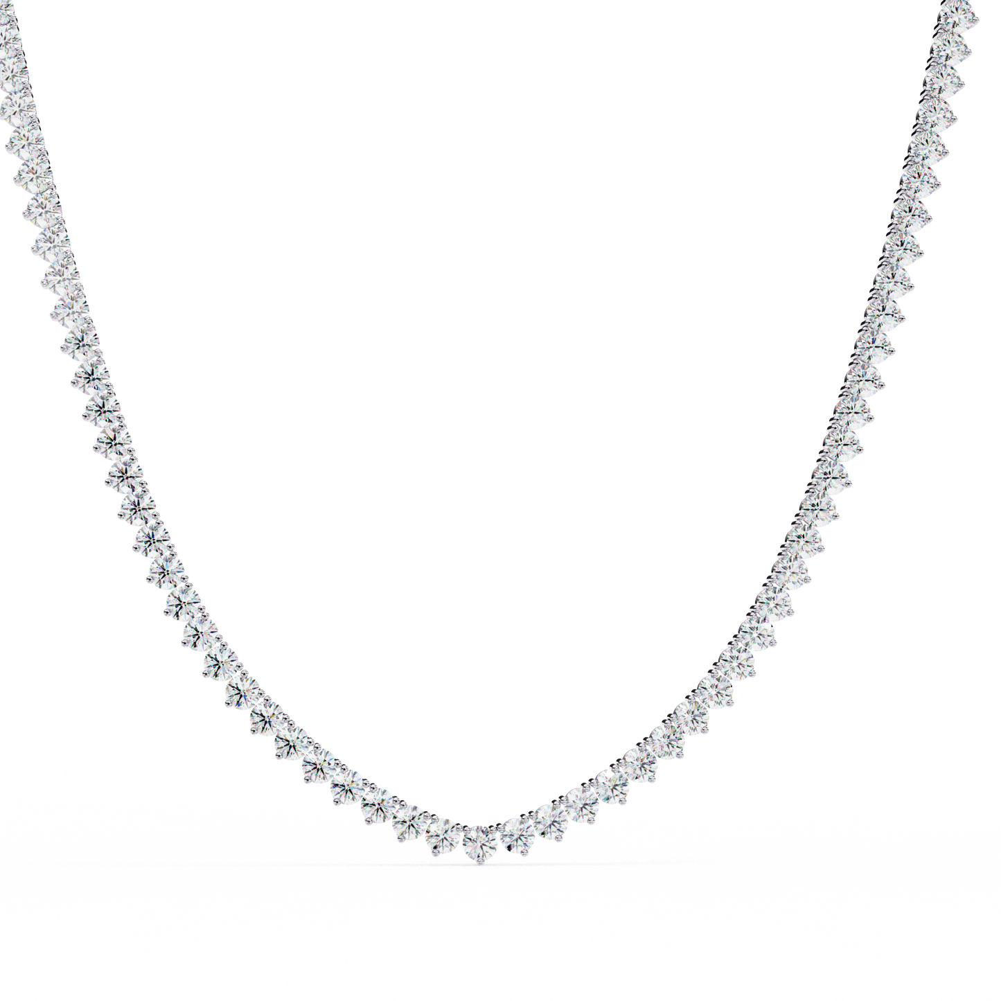 Eterna Classic Diamond Tennis Necklace