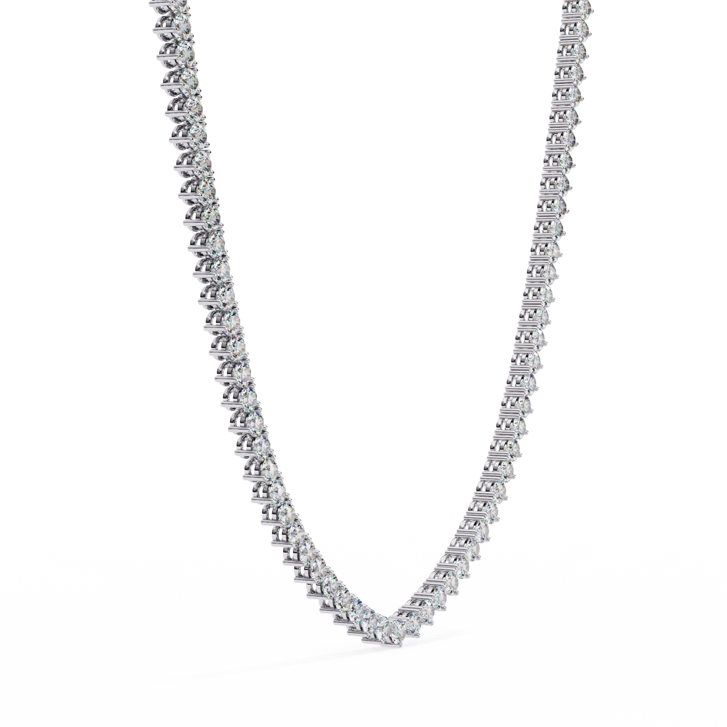 Eterna Classic Diamond Tennis Necklace