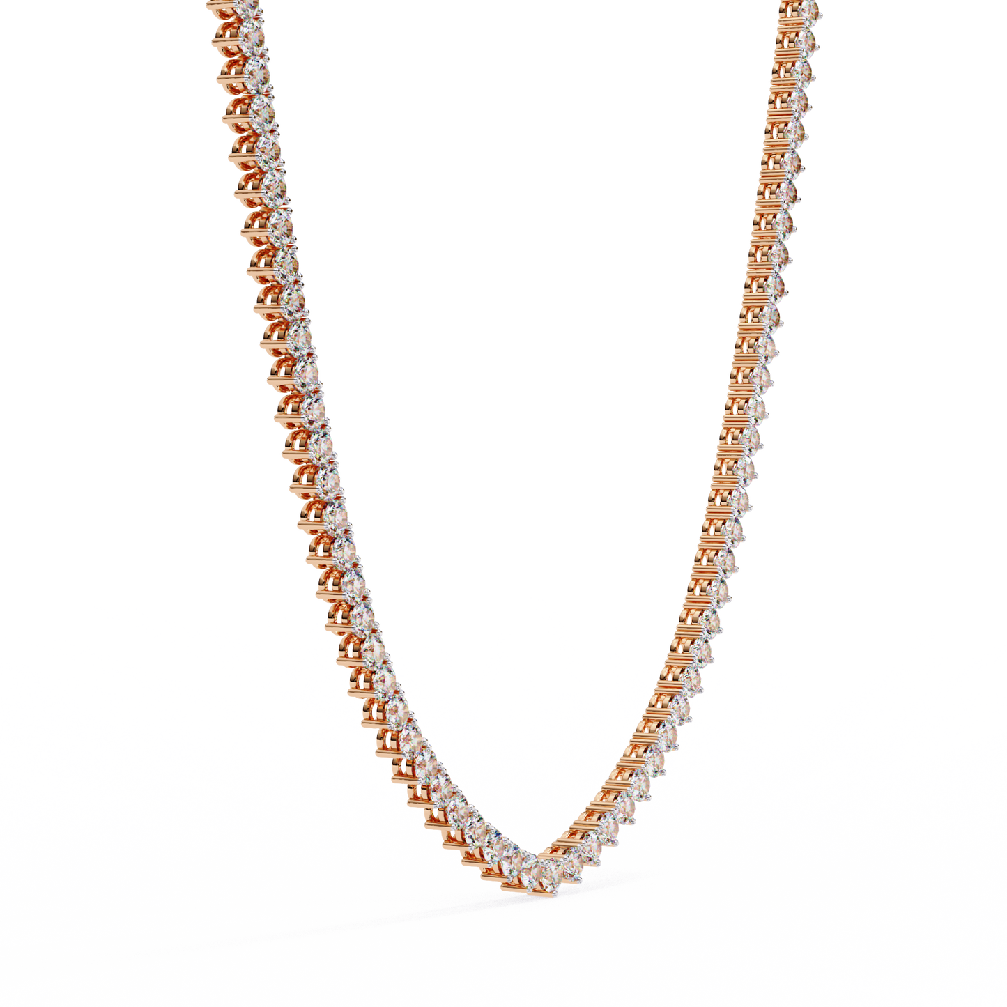 Eterna Classic Diamond Tennis Necklace