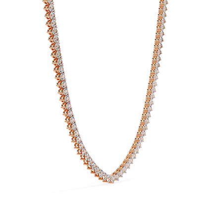 Eterna Classic Diamond Tennis Necklace