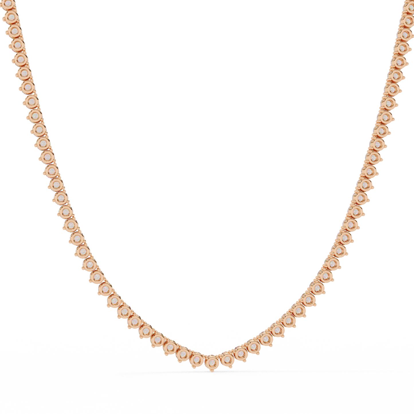 Eterna Classic Diamond Tennis Necklace