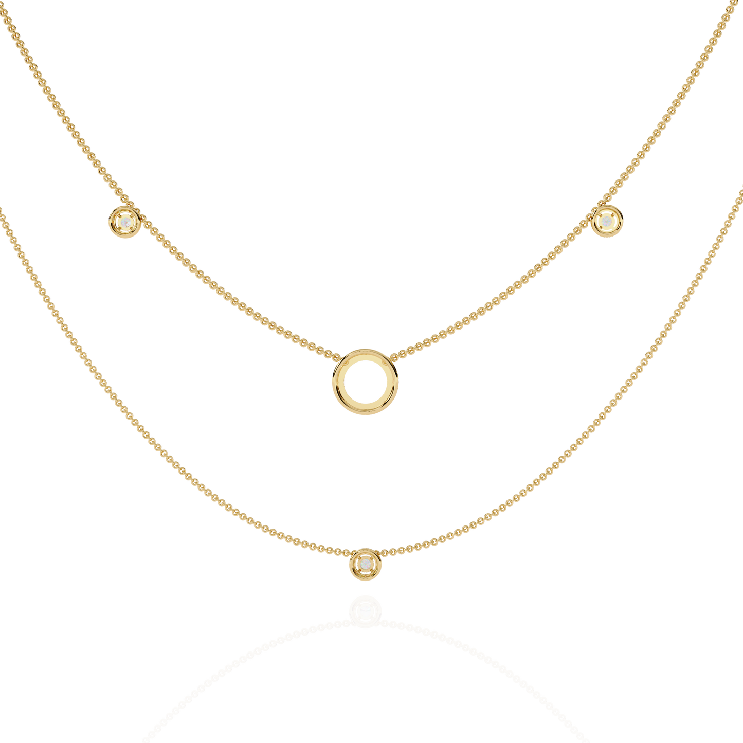 Eterna Orbit Layered Necklace
