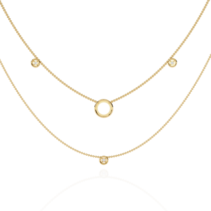 Eterna Orbit Layered Necklace