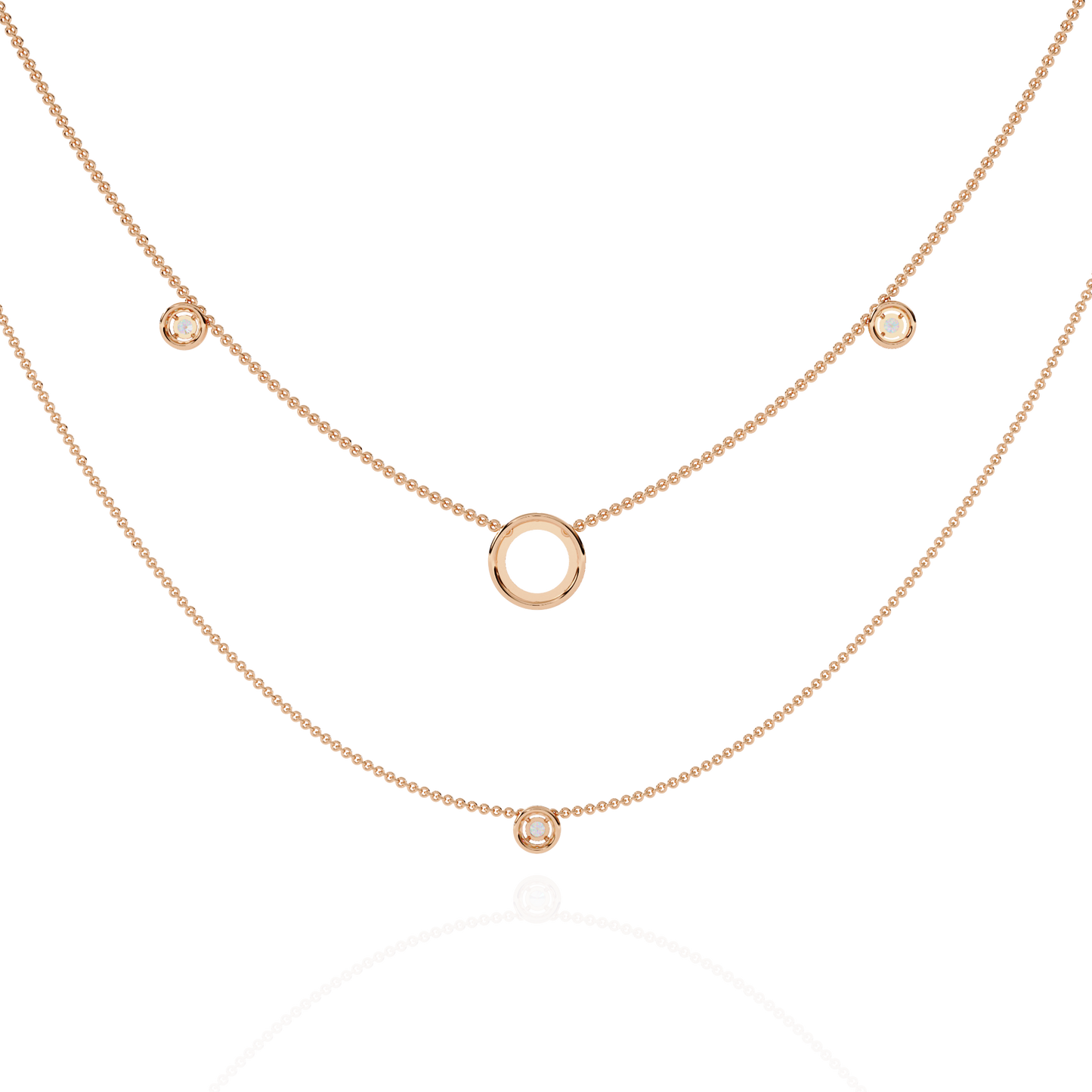 Eterna Orbit Layered Necklace