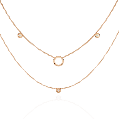 Eterna Orbit Layered Necklace