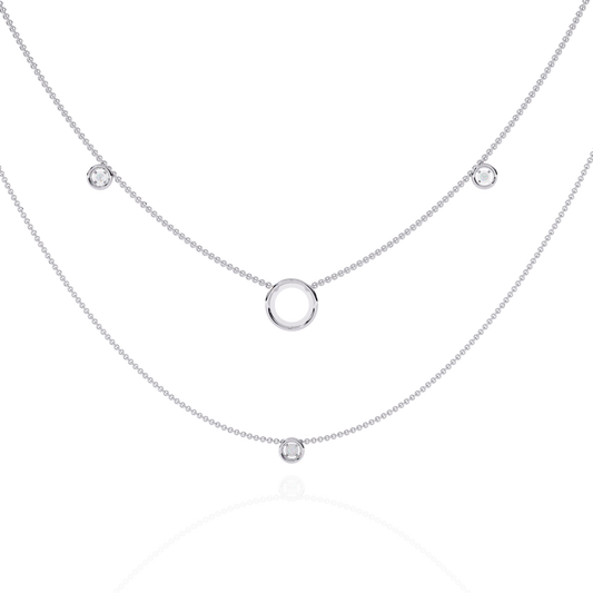 Eterna Orbit Layered Necklace