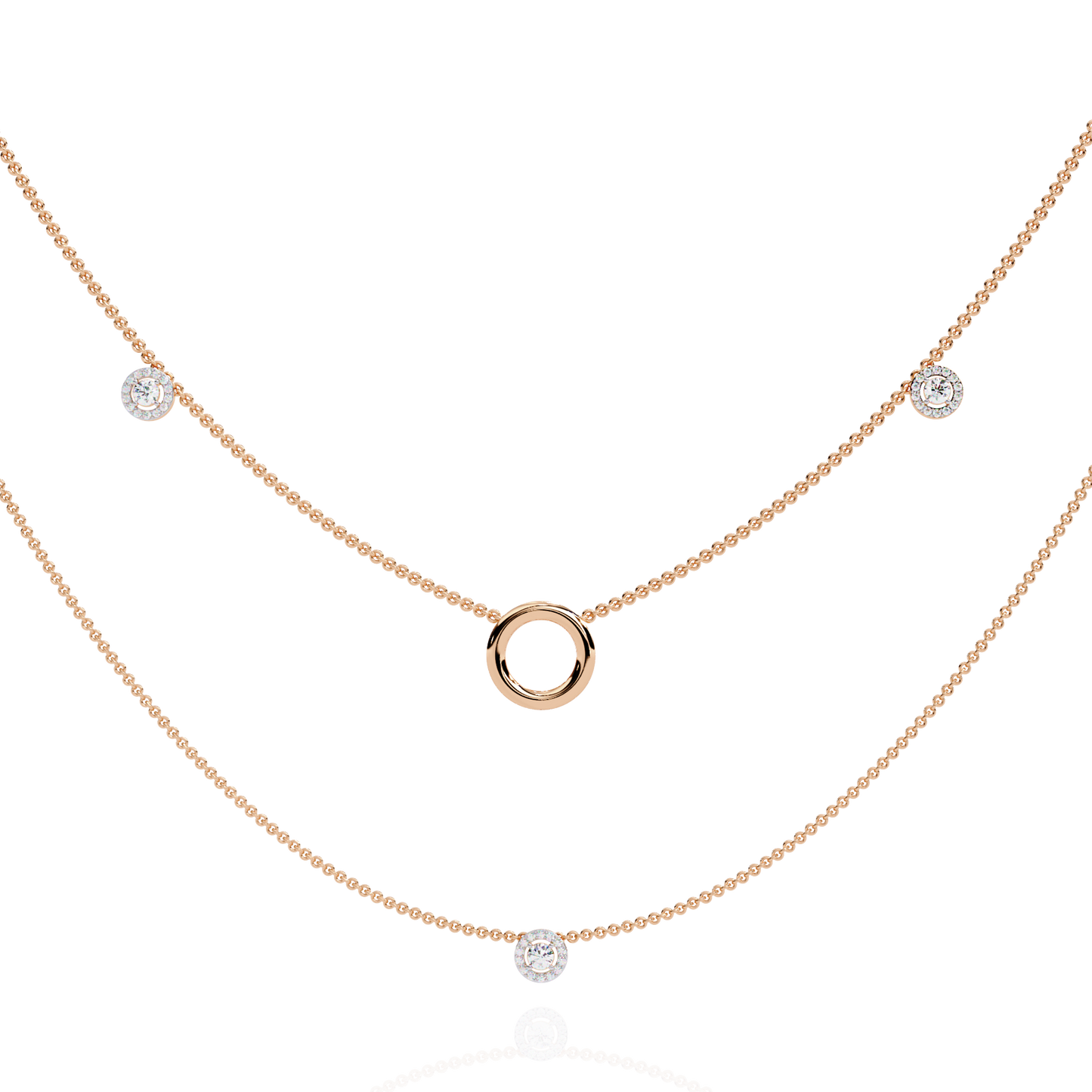 Eterna Orbit Layered Necklace