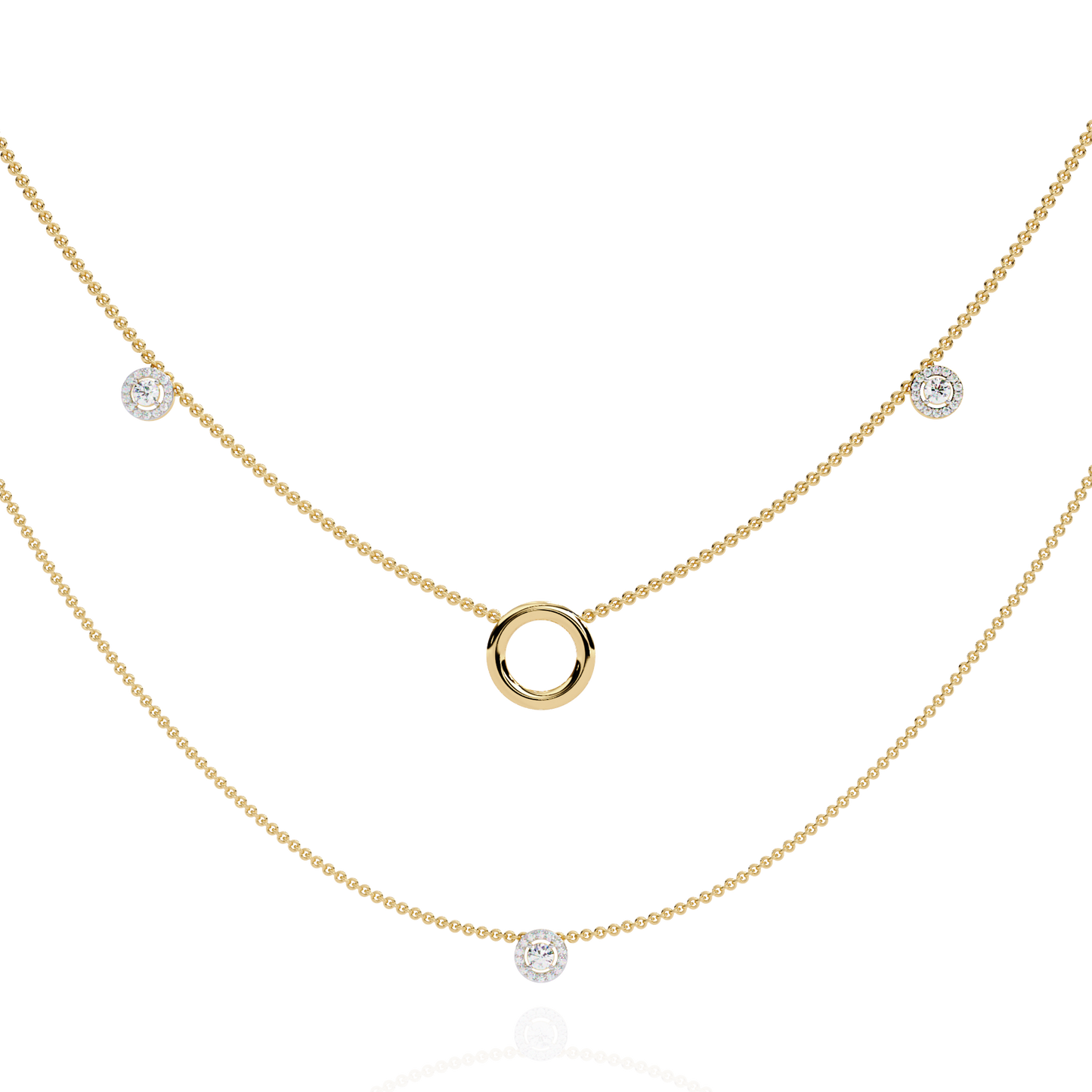 Eterna Orbit Layered Necklace