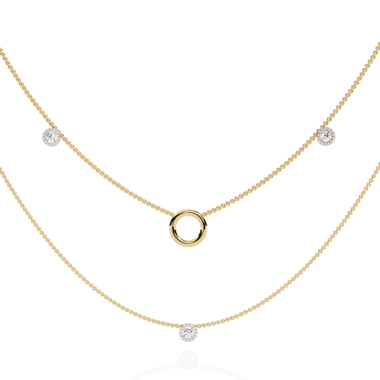 Eterna Orbit Layered Necklace