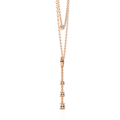 Liora Circle Drop Layered Necklace