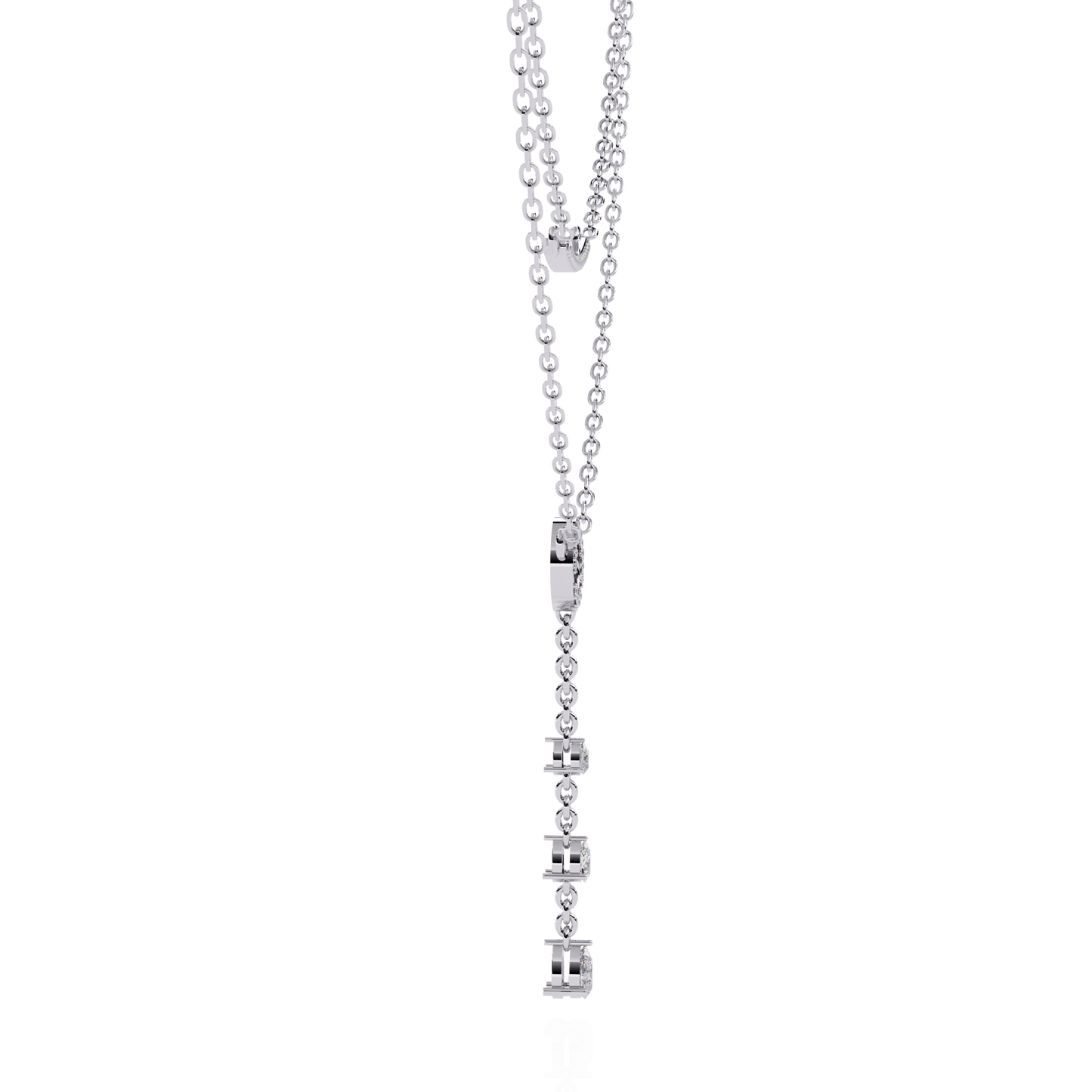 Liora Circle Drop Layered Necklace