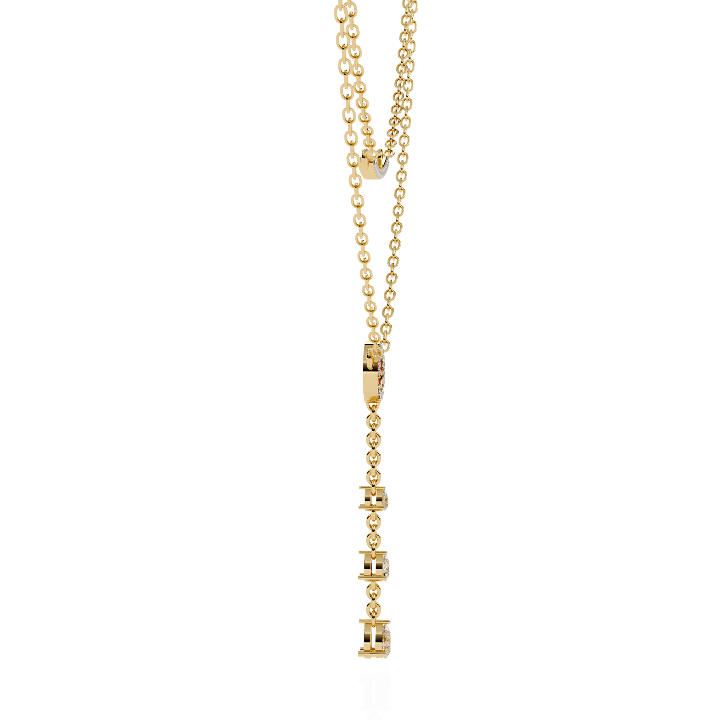 Liora Circle Drop Layered Necklace