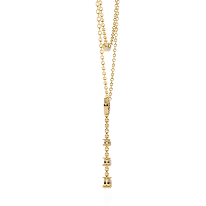 Liora Circle Drop Layered Necklace