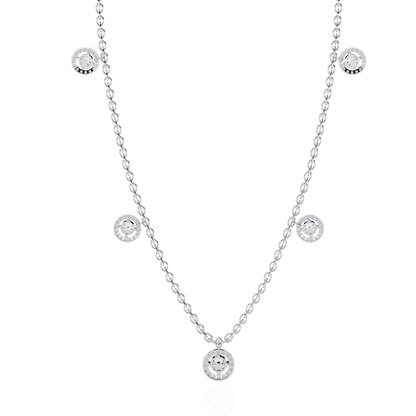 Celeste Halo Charm Necklace