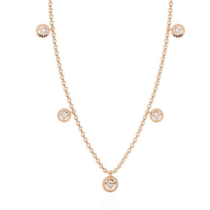 Celeste Halo Charm Necklace
