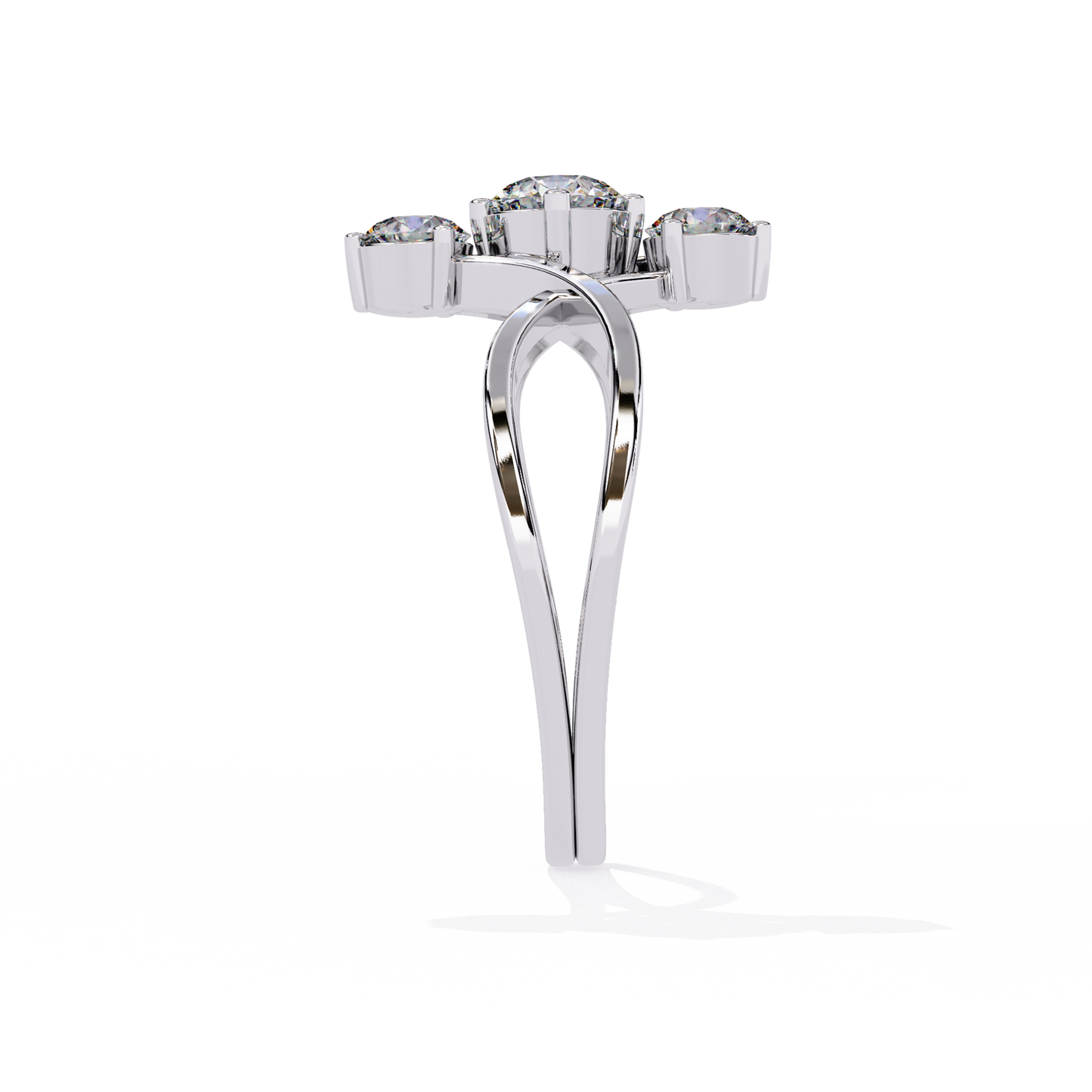 Celeste Trinity Diamond Ring