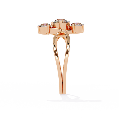 Celeste Trinity Diamond Ring