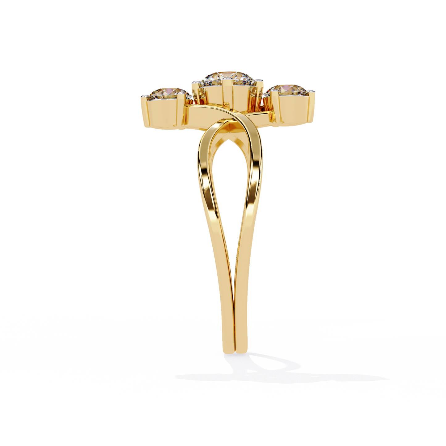 Celeste Trinity Diamond Ring