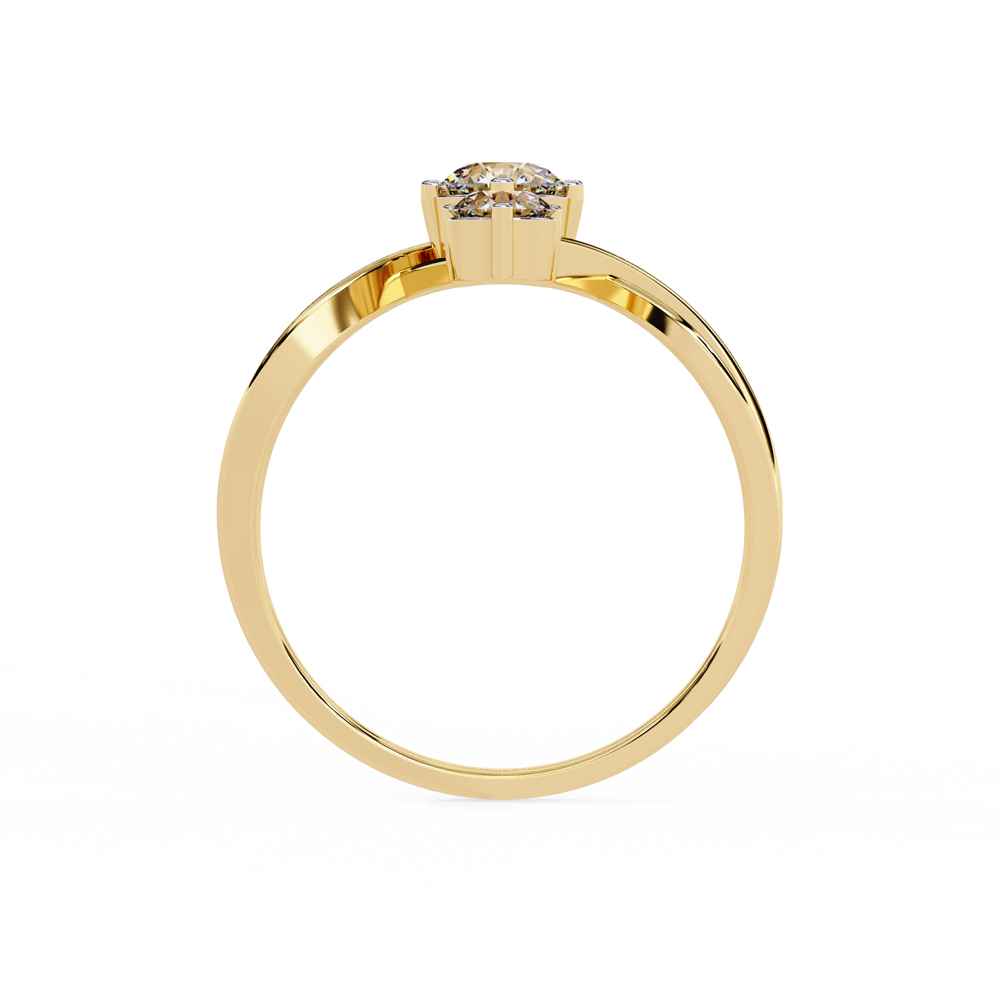 Celeste Trinity Diamond Ring