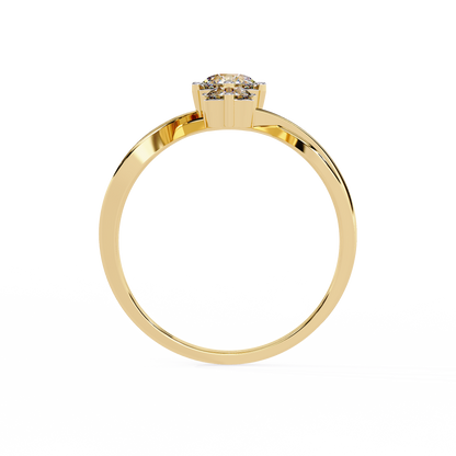 Celeste Trinity Diamond Ring