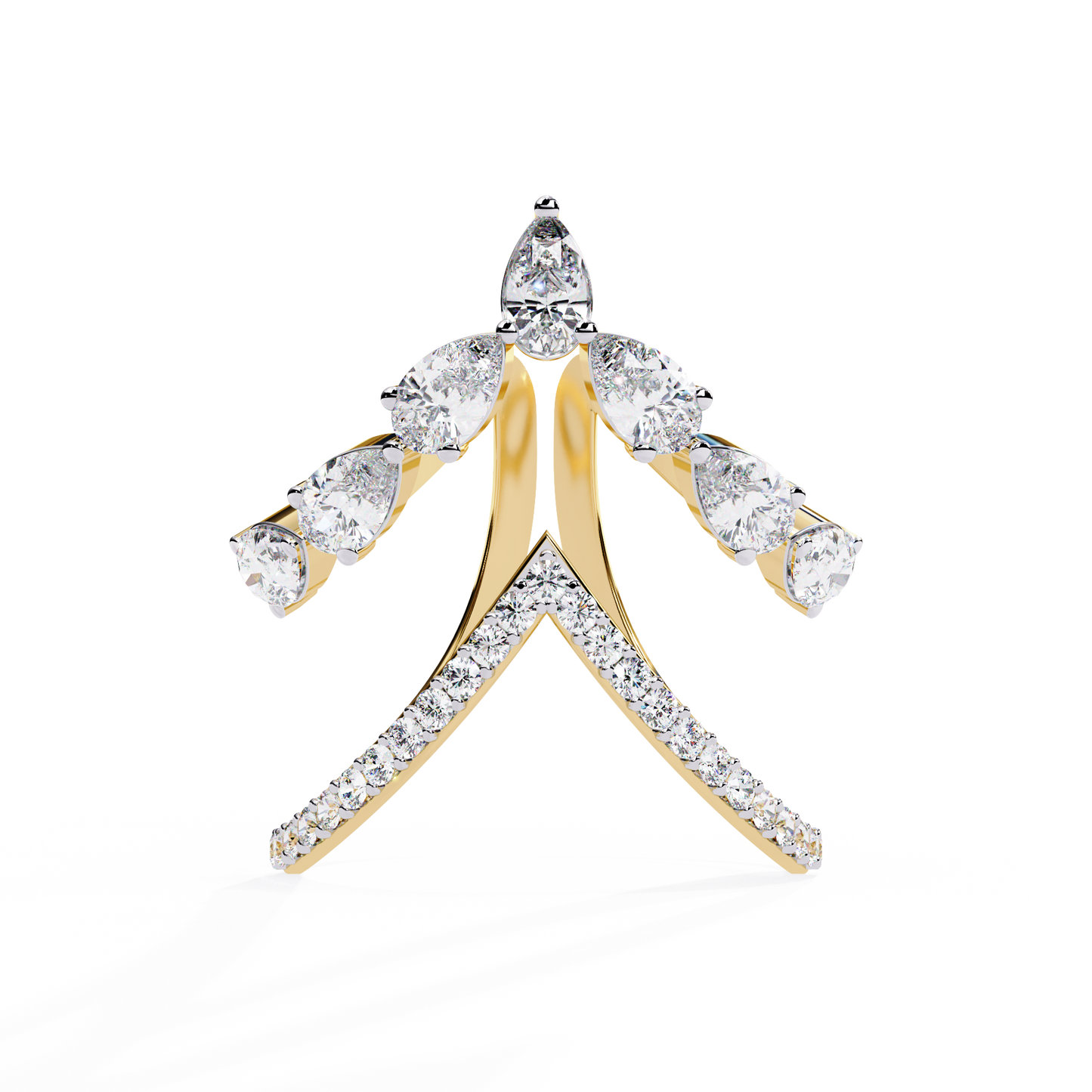 Seraphine Marquise Diamond Open Ring