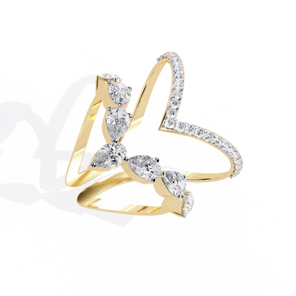 Seraphine Marquise Diamond Open Ring